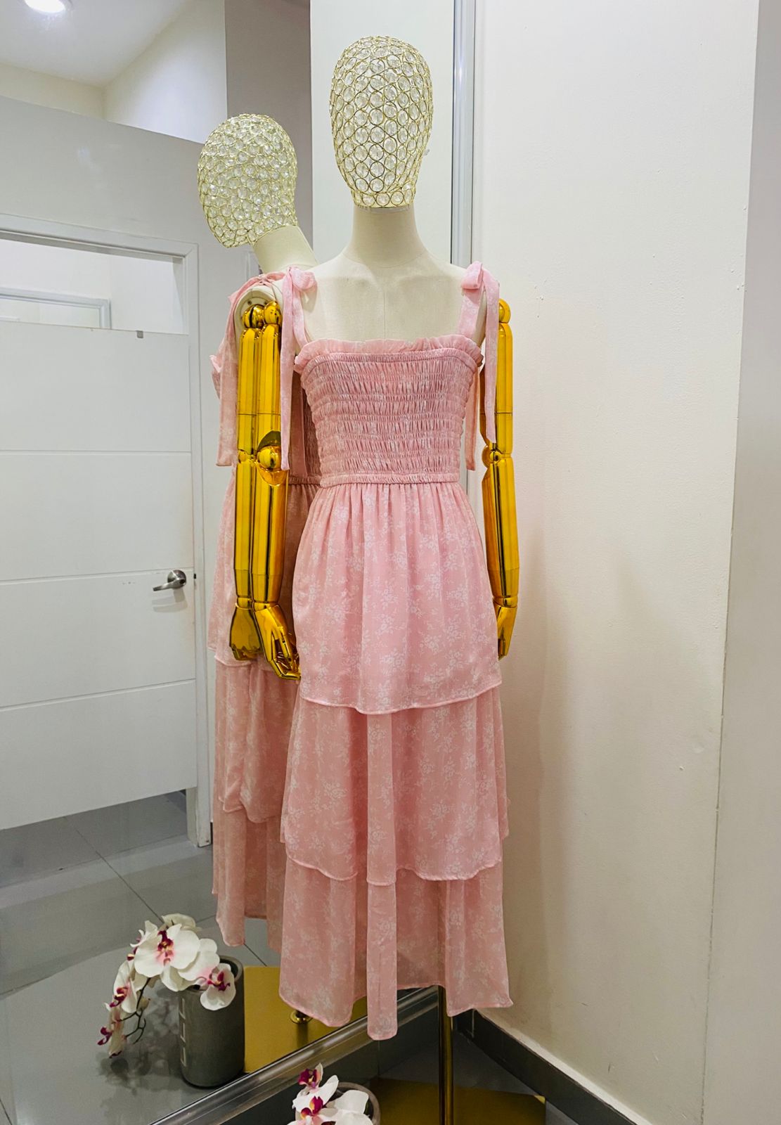 Vestido Olanes Rosa